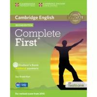 Guy Brook-Hart "Complete First Second edition (for revised exam 2015) Student's Book without answers with CD-ROM with Testbank"