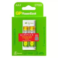 AA/AAA Аккумулятор + зарядное устройство GP PowerBank Е211, 4 шт. 2100мAч