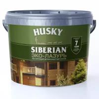 HUSKY SIBERIAN «Эко-Лазурь для дерева» полуматовая красное дерево (махагон) (0,9л) [25176]