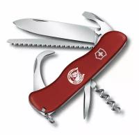 Нож перочинный VICTORINOX Equestrian, 111 мм, 12 функций, с фиксатором лезвия, красный