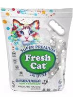 Наполнитель для кошачьих туалетов Fresh Cat Кристаллы чистоты, силикагелевый 5л (2 кг)