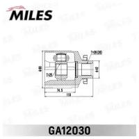 ШРУС KIA OPTIMA/MAGENTIS 09 (2009-) [GEN] внутр правый GA12030 MILES GA12030