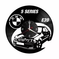 Часы из винила Redlaser "BMW X5 E39, BMW 5 series, БМВ 5 серия" VW-10807