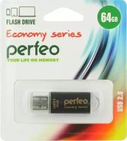 Флешка 64GB USB2 Perfeo E01 Black