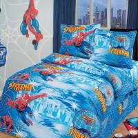 Детское постельное белье Арт-постель "Человек-паук", бязь 1,5 спальный наволочки 70х70