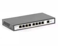 2031 SKAT PoE-8E-1E коммутатор PoE Plus, мощность 120Вт, порты: 8-Ethernet, 1-Uplink