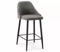 Барный стул Woodville Джама темно-серый / черный матовый