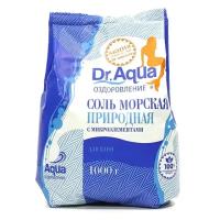 Соль для ванн Dr.Aqua морская природная 1000 г 1 шт