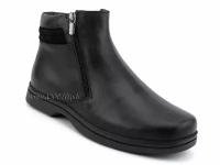 190335 Сурсил-Орто (Sursil-Ortho), ботинки для взрослых зимние, натуральный мех, кожа, черный, полнота 9