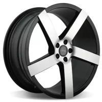 Колесный диск VISSOL V-080R 8,5x19 5x100 D57,1 ET45 black-with-machined-face