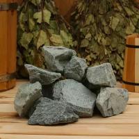 Камень для бани "Gabbro-diabase" колотый, коробка 20 кг 2496162