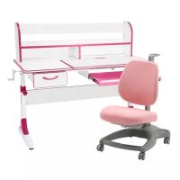 Комплект парта и кресло Anatomica Smart-60 Lux белый/розовый