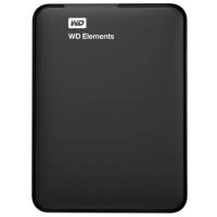 Жесткий диск WD Original USB 3.0 1Tb WDBUZG0010BBK-WESN Elements Portable 2.5" черный