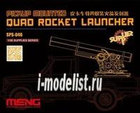 SPS-040 Meng 1/35 PICKUP MOUNTED QUAD ROCKET LAUNCHER