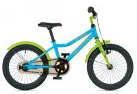 Детский велосипед Author Orbit 16" 2021 (Рама: 9" (Рост: 100-115см), Цвет: Summer Blue // Kawa Green )