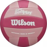 Мяч волейбольный Wilson Super Soft Play Pink, арт.WV4006002XB, р.5, розовый