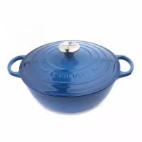 LE CREUSET Казан La Marmite, объем: 4 л, диаметр: 26 см, материал: чугун, цвет: синий 21114262000430