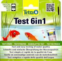 Tetra TetraPond Quick Test 6in1 набор экспресс-полосок для быстрой проверки показателей качества воды