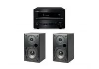 YAMAHA Микросистема Yamaha Crx-b370 Black + Polk Audio T15