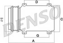 DENSO DCP45005 Компрессор кондиционера MITSUBISHI PAJERO IV 2006