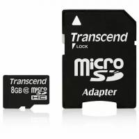 Карта памяти Transcend MicroSDHC USH-I Class 10 8GB