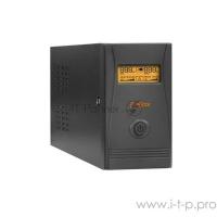 ИБП ExeGate Ep285478rus Power Smart Ulb-850.lcd.avr.euro.rj.usb <850va/480w, Lcd, Avr, 2 евророзетки