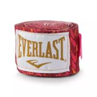 Бинты боксерские Everlast розовые 3 м. (Универсальный размер)