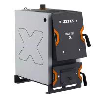 ZOTA "MASTER-X 20" (без плиты) Котел твердотопливный 20кВт диаметр дымохода: 120 мм