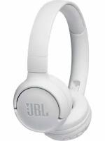 Беспроводные наушники с микрофоном JBL T500BT накладные (белые)