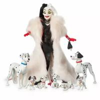 Кукла Disney Cruella De Vil and Dalmatians Doll Set - Disney Designer Folktale Series - Limited Edition (Дисней Круэла де Виль Лимитированная серия)