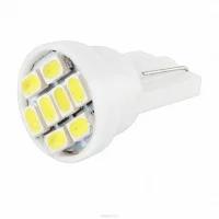 Светодиодная лампа T10 (W5W) 1206 - 8 SMD Белый