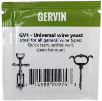 Винные дрожжи Gervin GV1 Universal, 5 г