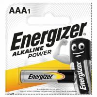 Батарейка ENERGIZER Alkaline Power, комплект 100 шт., AAA (LR03, 24А), алкалиновая, мизинчиковая, 1 шт., в блистере (отрывной блок), Е300140400