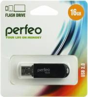 Флешка 16GB USB2 Perfeo C03 Black