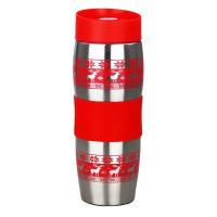 Термокружка Alpenkok Олени 400ml Red AK-04022A