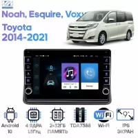 Штатная магнитола Wide Media Toyota Noah, Esquire, Voxy 2014 - 2021 / Android 9, 9 дюймов, WiFi, 2/32GB, 4 ядра