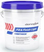 Даногипс Шитрок шпатлевка готовая для стыков ГКЛ (10л=11кг) / DANOGIPS Sheetrock Fill&Finish Light шпаклевка облегченная финишная (10л=11кг)