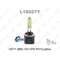 LYNXAUTO L18027Y Лампа H27W/1 12V PG13 YELLOW