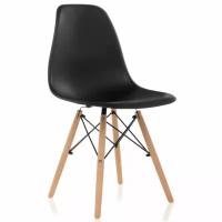 Пластиковый стул Woodville Eames PC-015 черный