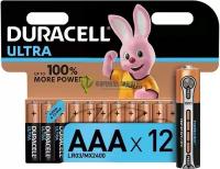 AAA Батарейка DURACELL Ultra LR03-12BL MX2400