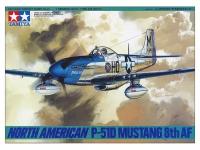 61040 Tamiya Американский истребитель N.A. P-51D Mustang 8th AF 1/48