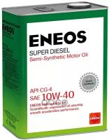 ENEOS Масло Моторное Полусинтетика Diesel Cg-4 10w-40, 4л Oil1328