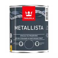 Краска для металла по ржавчине 3в1 Metallista TIKKURILA 0,8 л белая (база А)