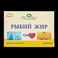 Mirrolla Рыбий жир пищевой капсулы массой 370 мг 100 шт