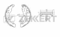 Колодки тормозные Lada Xray; Renault Logan 04- (Bosch), Nissan; Peugeot барабанные 203 х 38 Zekkert