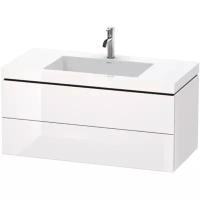 Тумба с раковиной Duravit L-Cube 100 LC6928O2222 подвесная Белый глянец