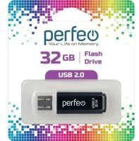 USB Флеш-накопитель USB накопитель Perfeo 32GB C13 Black