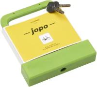 Замок велосипедный jopo U-lock, зеленый