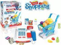 Игротрейд Набор супермаркет с продуктами и тележкой в коробке
