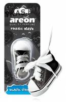 Ароматизатор AREON подвесной FRESH WAVE блистер кеда "BLACK CRISTAL"